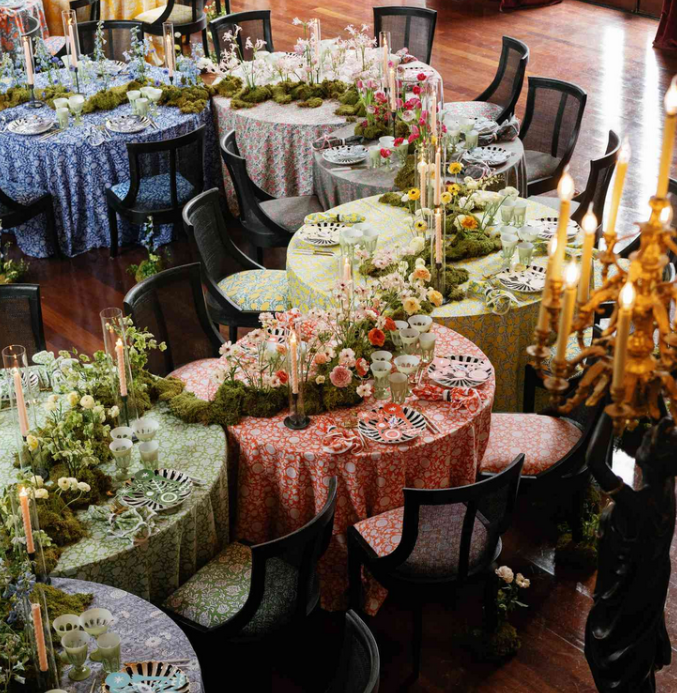 dressage art de la table élégant mariage