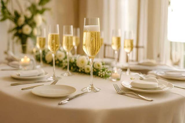 verres mariage dressage de table
