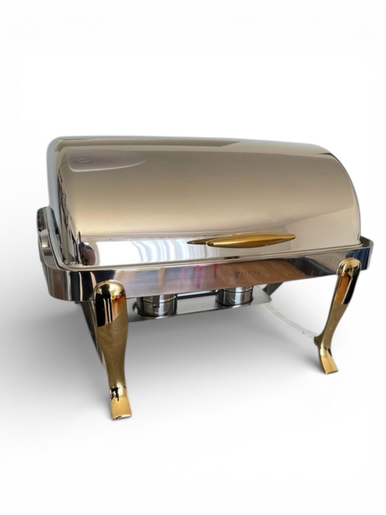 Chafing Rectangle Doré Argenté 2