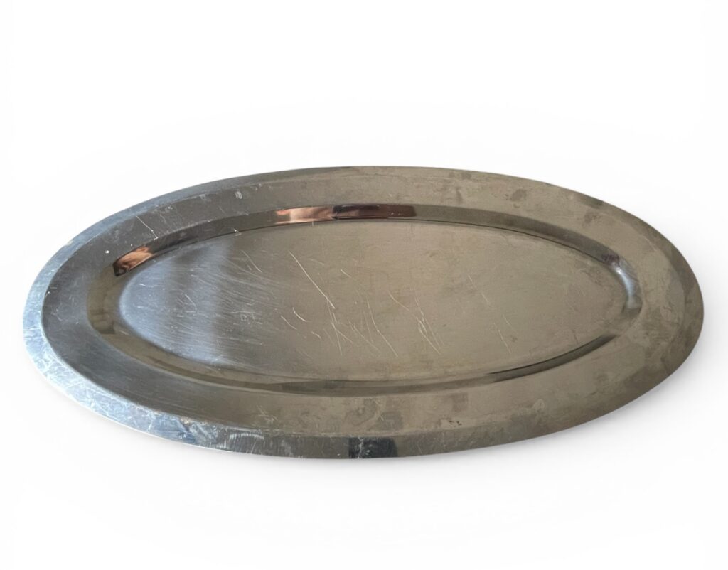 plateau oval argent 1
