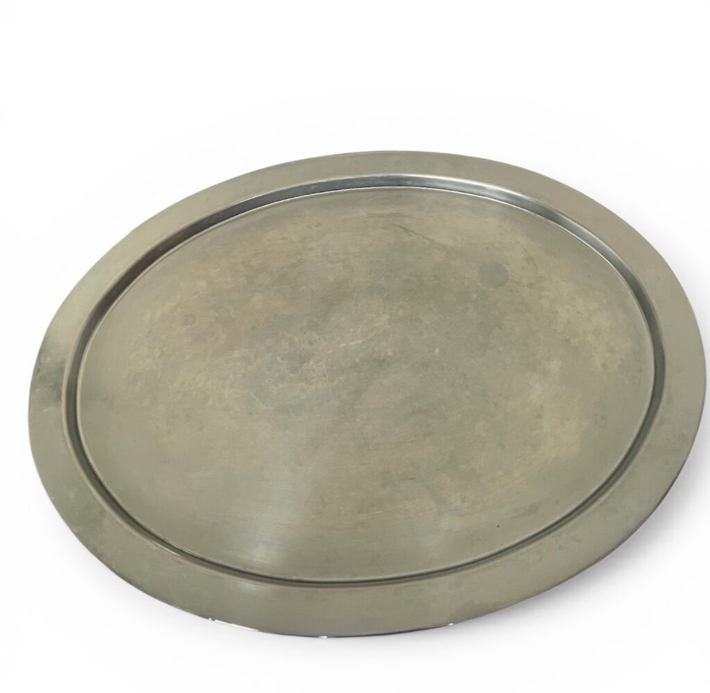 plateau oval argent 2