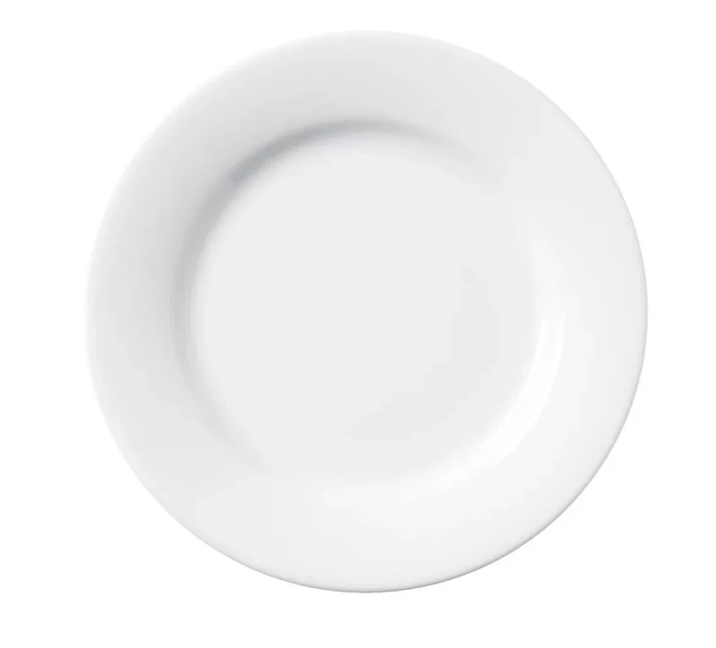 assiettes blanches mariage Montrouge