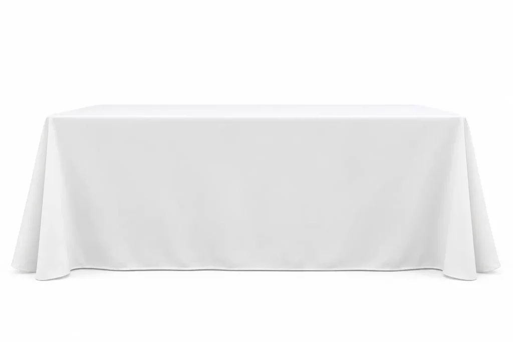 location nappe rectangulaire buffet - banquet